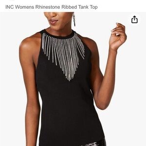 Chandelier neckline tank